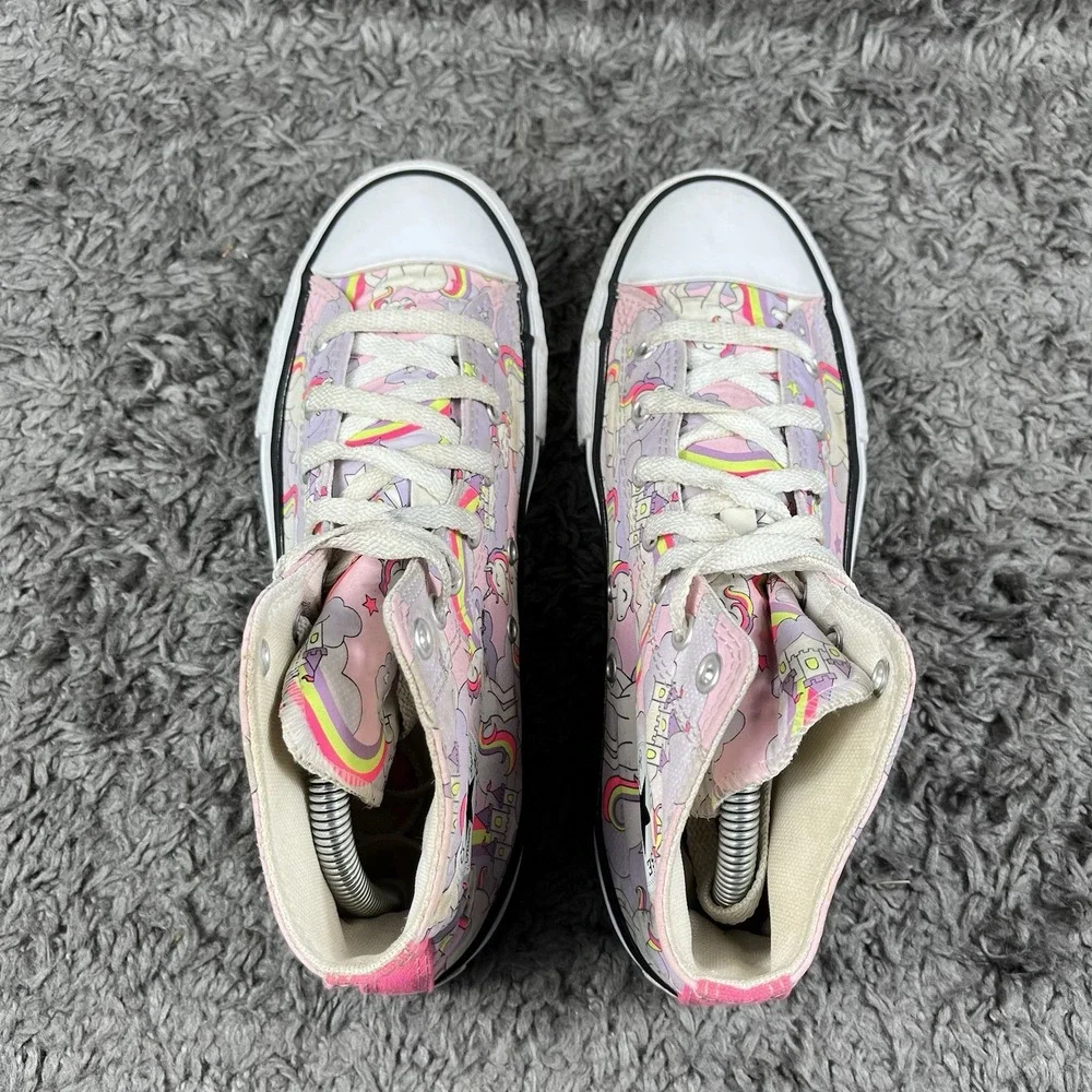 Converse Chuck Taylor Unicorn All Star HI - 669107F - White / Pink - Youth 6